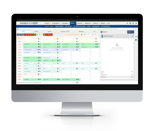 G1-Golf Course Management Software - Point of Sale